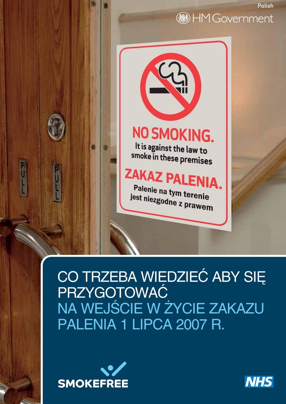 WEJŚCIE W ŻYCIE ZAKAZU