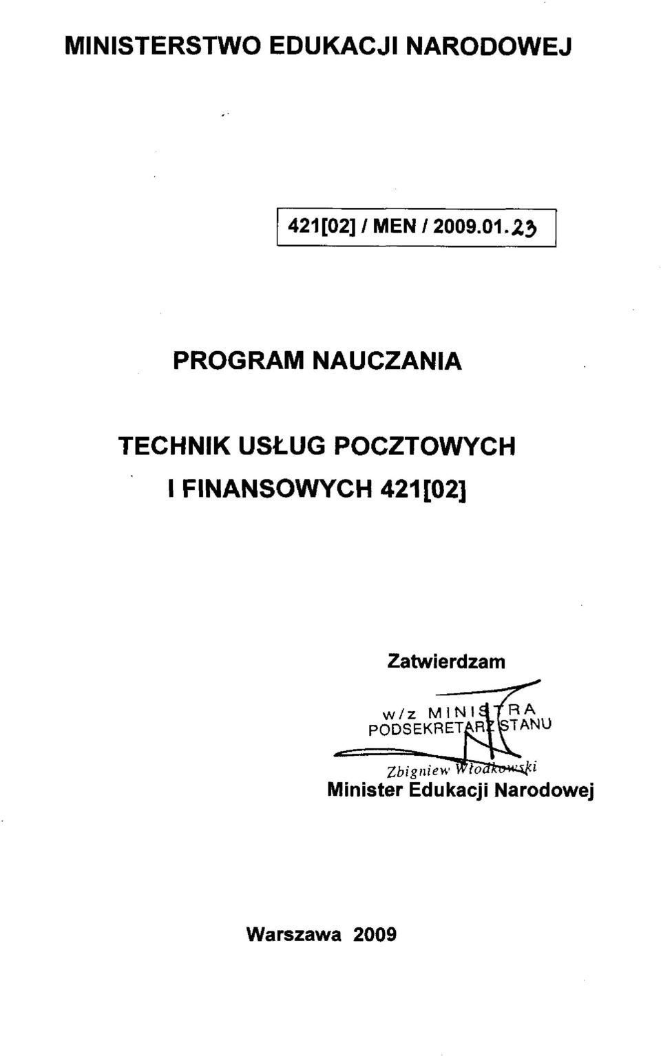 ~3 PROGRAM NAUCZANIA TECHNIK USLUG