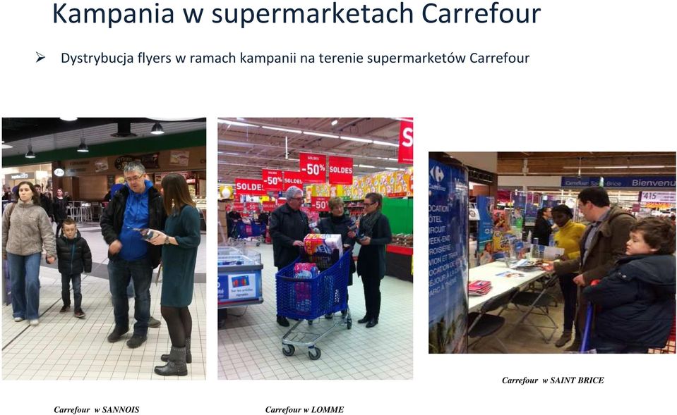 terenie supermarketów Carrefour Carrefour