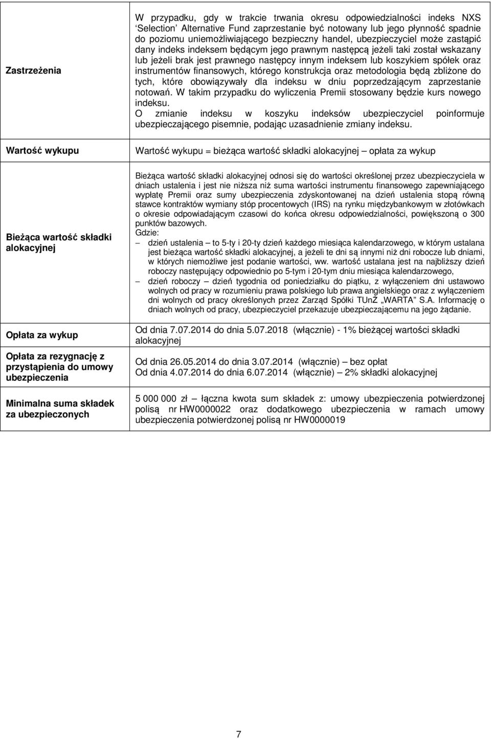 spółek oraz instrumentów finansowych, którego konstrukcja oraz metodologia będą zbliżone do tych, które obowiązywały dla indeksu w dniu poprzedzającym zaprzestanie notowań.