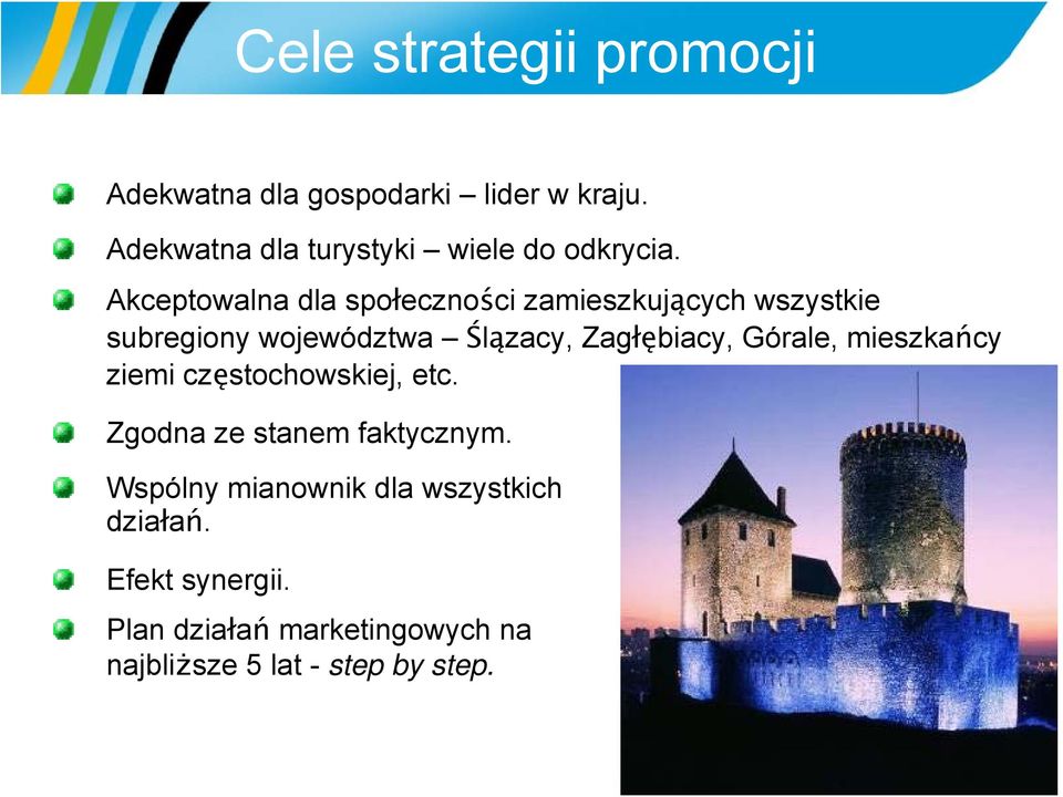 Akceptowalna dla społeczności zamieszkujących wszystkie subregiony województwa Ślązacy, Zagłębiacy,