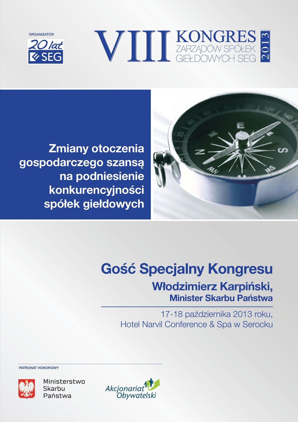 Kongresu Włodzimierz Karpiński, Minister Skarbu Państwa 17-18