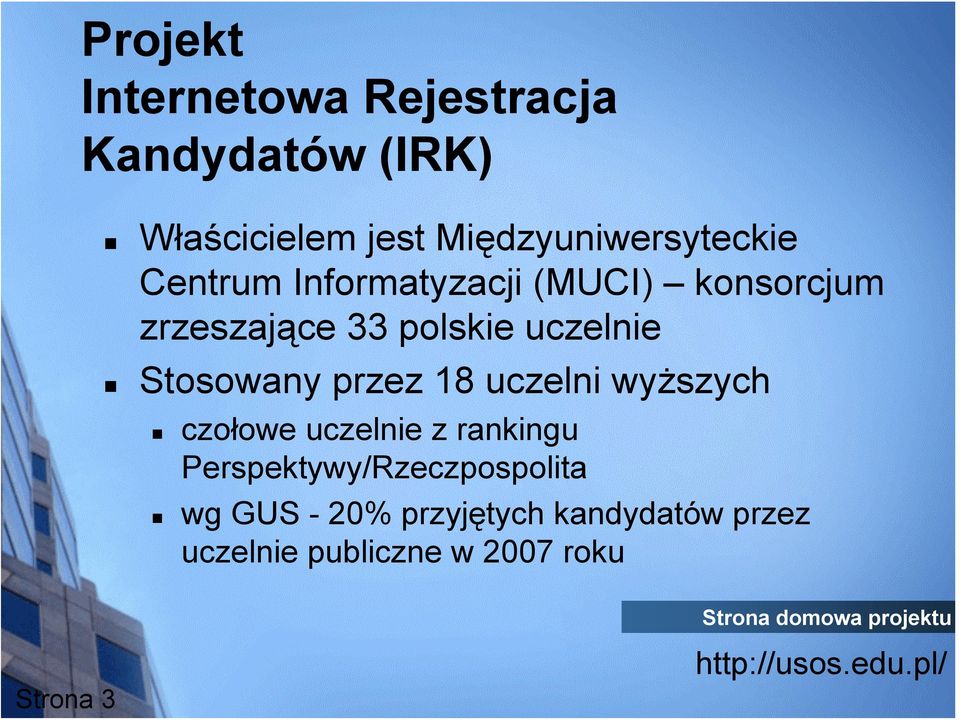 uczelni wyższych czołowe uczelnie z rankingu Perspektywy/Rzeczpospolita wg GUS - 20%