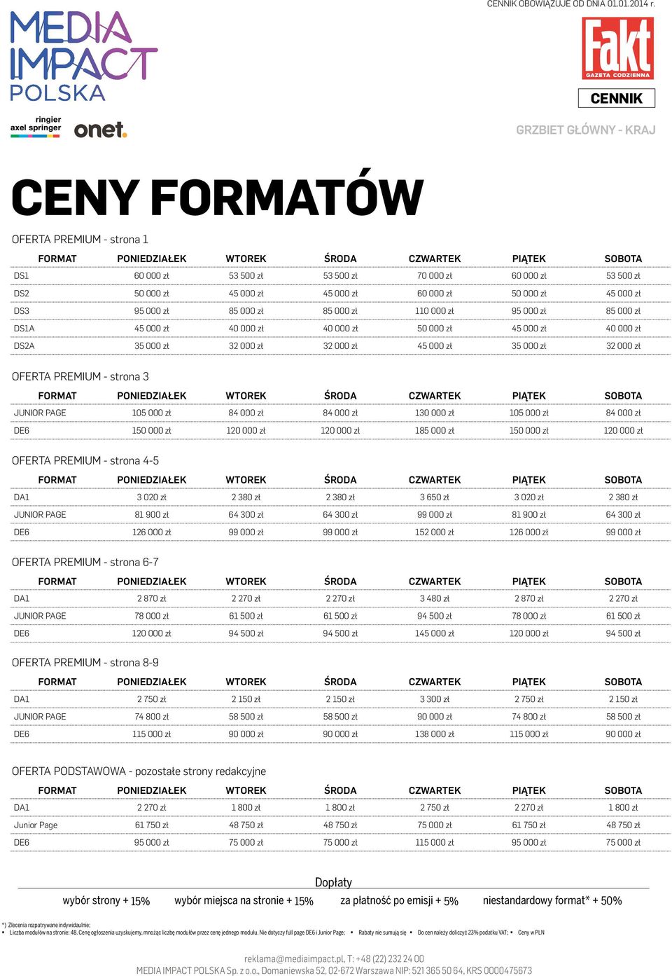 000 zł 85 000 zł 85 000 zł 110 000 zł 95 000 zł 85 000 zł DS1A 45 000 zł 40 000 zł 40 000 zł 50 000 zł 45 000 zł 40 000 zł DS2A 35 000 zł 32 000 zł 32 000 zł 45 000 zł 35 000 zł 32 000 zł OFERTA