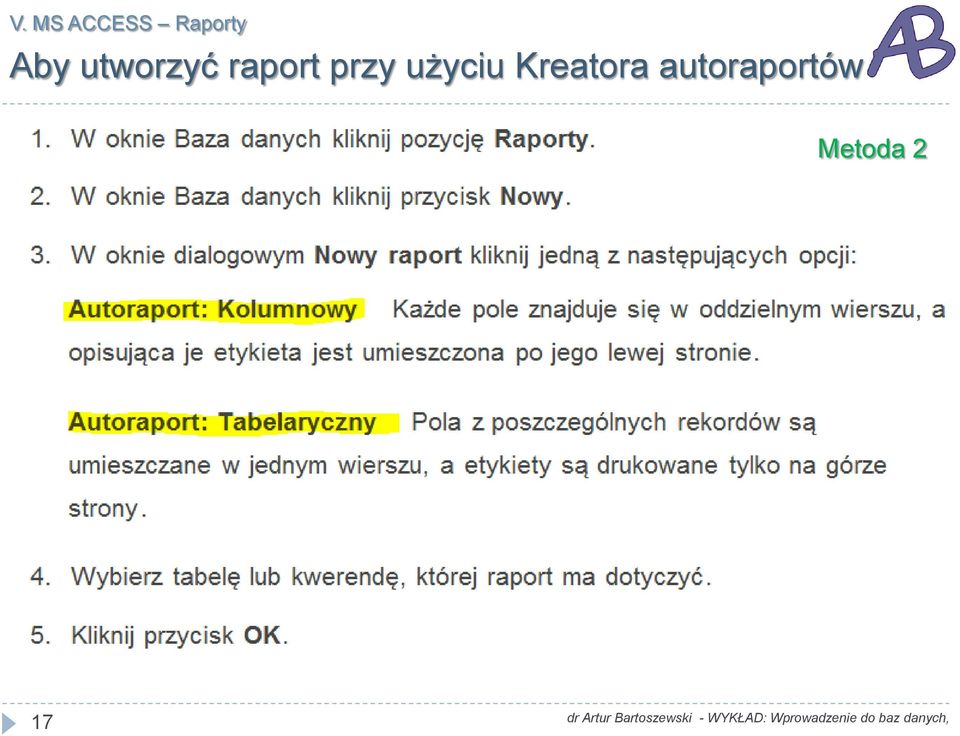 użyciu Kreatora