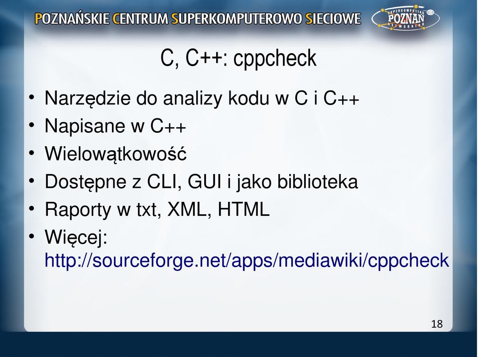 GUI i jako biblioteka Raporty w txt, XML, HTML