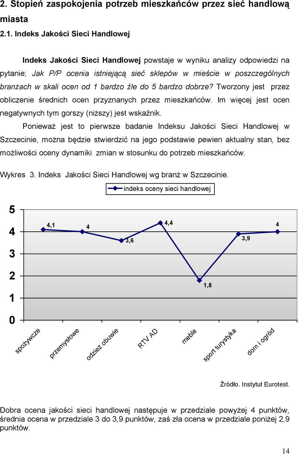 od 1 bardzo źle do 5 bardzo dobrze? Tworzony jest przez obliczenie średnich ocen przyznanych przez mieszkańców. Im więcej jest ocen negatywnych tym gorszy (niższy) jest wskaźnik.