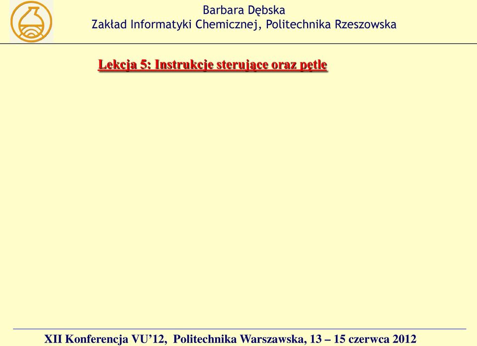 sterujące