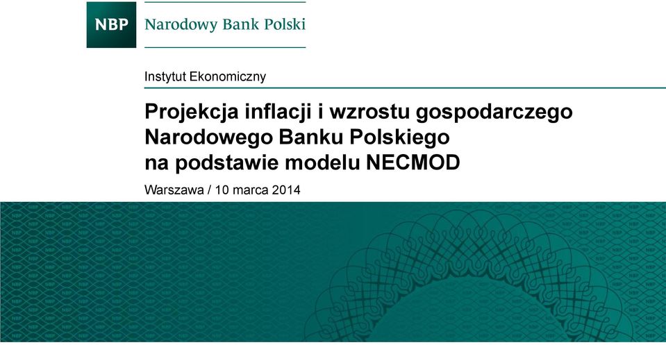 Narodowego Banku Polskiego na