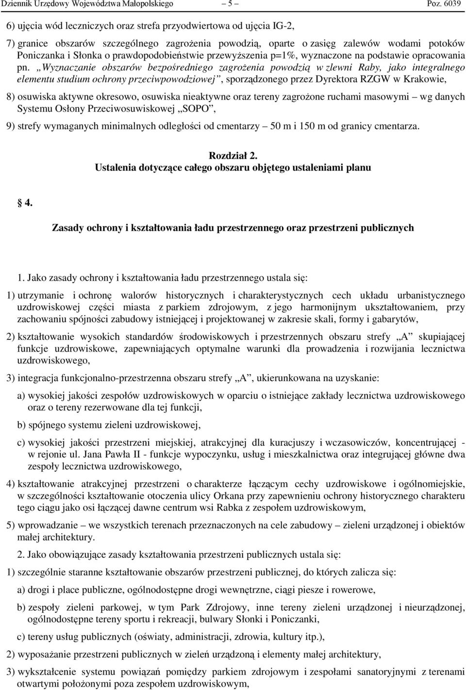 prawdopodobieństwie przewyższenia p=1%, wyznaczone na podstawie opracowania pn.