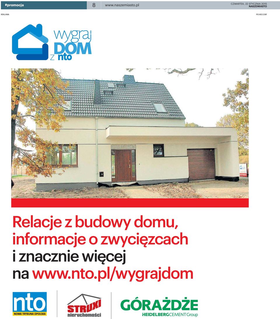 budowy domu, informacje o zwycięzcach