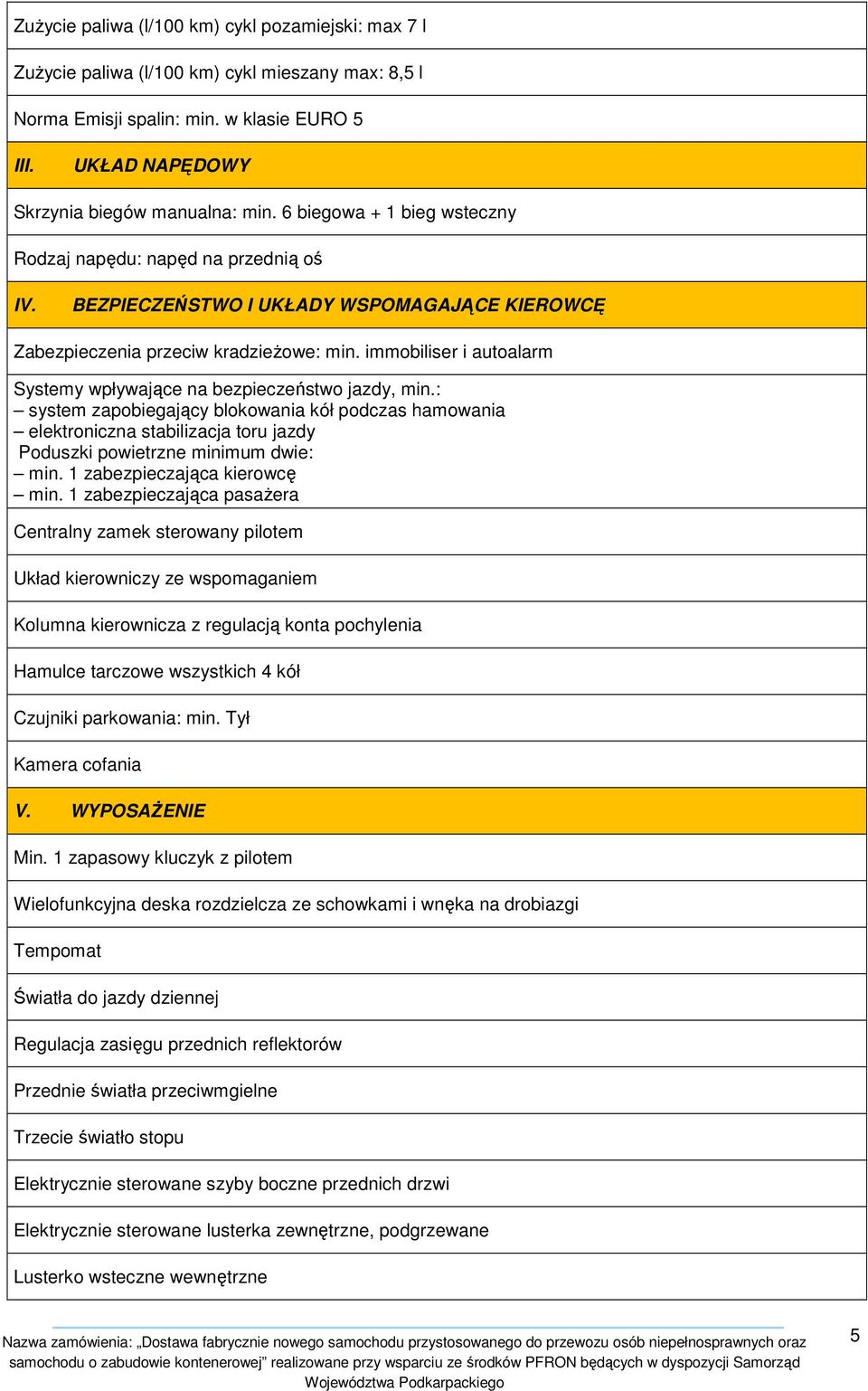 immobiliser i autoalarm Systemy wpływające na bezpieczeństwo jazdy, min.