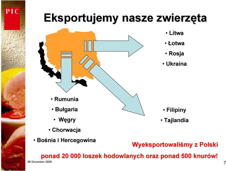 Hercegowina Filipiny Tajlandia Wyeksportowaliśmy z