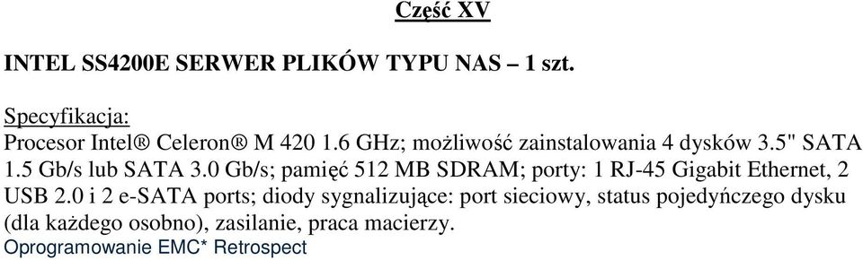 5" SATA 1.5 Gb/s lub SATA 3.