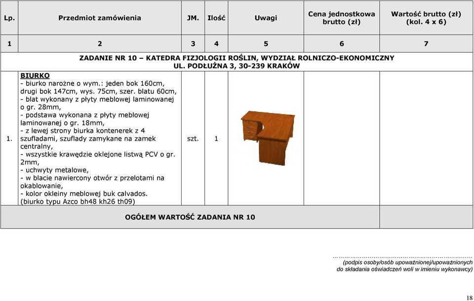 28mm, - podstawa wykonana z płyty meblowej laminowanej o gr.