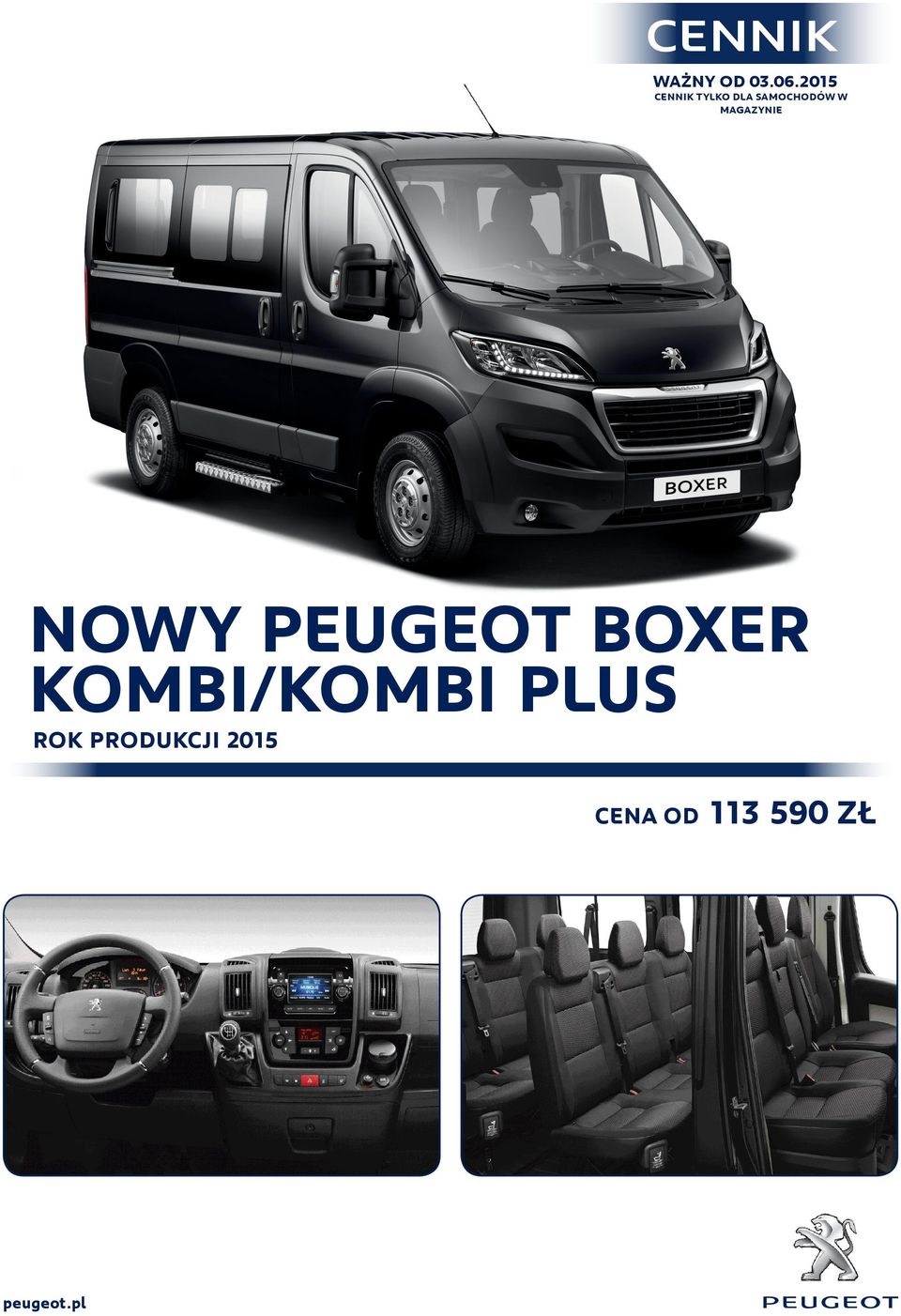 MAGAZYNIE NOWY PEUGEOT BOXER