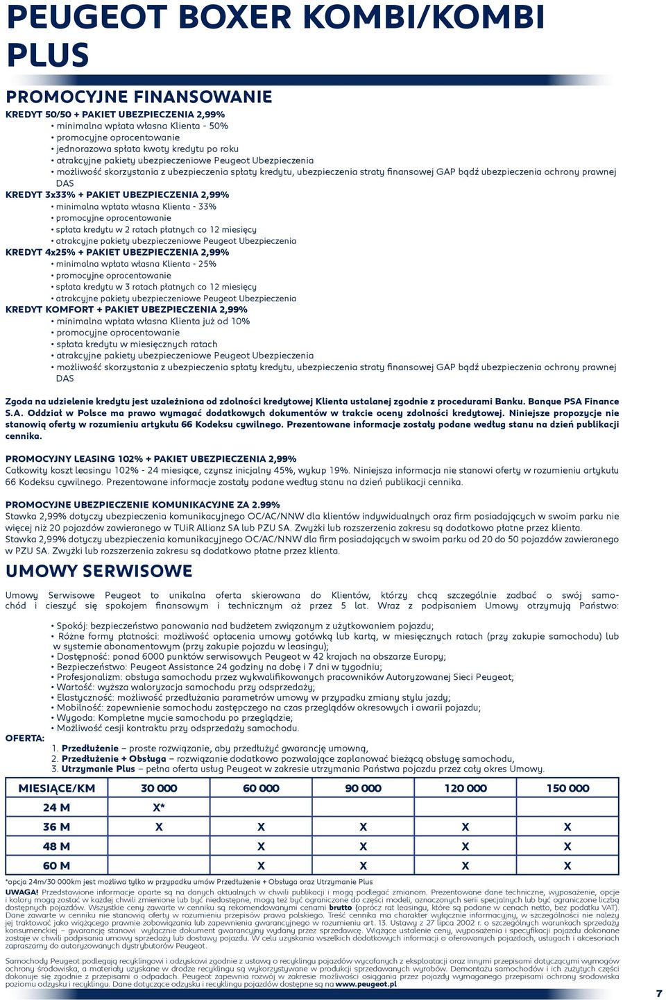 co 12 miesięcy KREDYT 4x25% + PAKIET UBEZPIECZENIA 2,99% minimalna wpłata własna Klienta - 25% spłata kredytu w 3 ratach płatnych co 12 miesięcy KREDYT KOMFORT + PAKIET UBEZPIECZENIA 2,99% minimalna