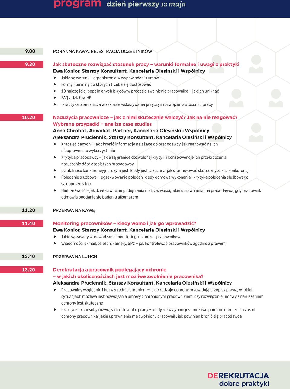 Formy i terminy do których trzeba się dostosować 10 najczęściej popełnianych błędów w procesie zwolnienia pracownika jak ich uniknąć FAQ z działów HR f f Praktyka orzecznicza w zakresie wskazywania