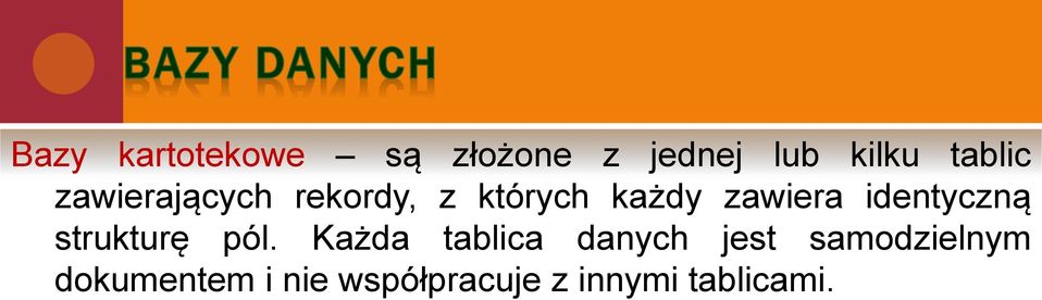 identyczną strukturę pól.