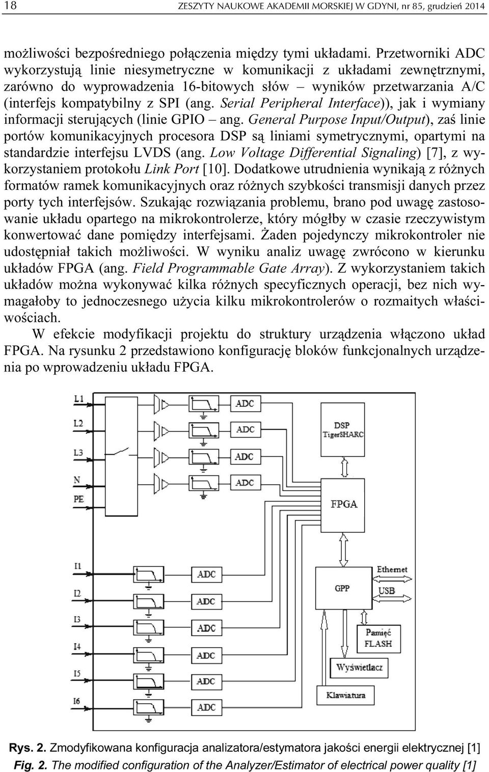 Serial Peripheral Interface)), jak i wymiany informacji sterujących (linie GPIO ang.