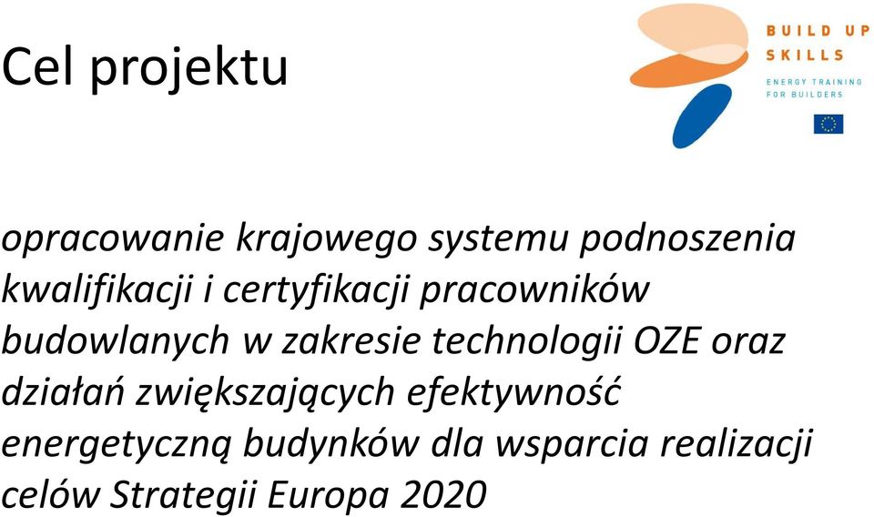 zakresie technologii OZE oraz działań zwiększających