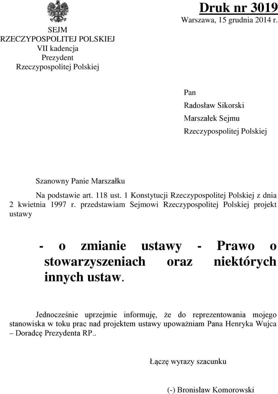 1 Konstytucji Rzeczypospolitej Polskiej z dnia 2 kwietnia 1997 r.