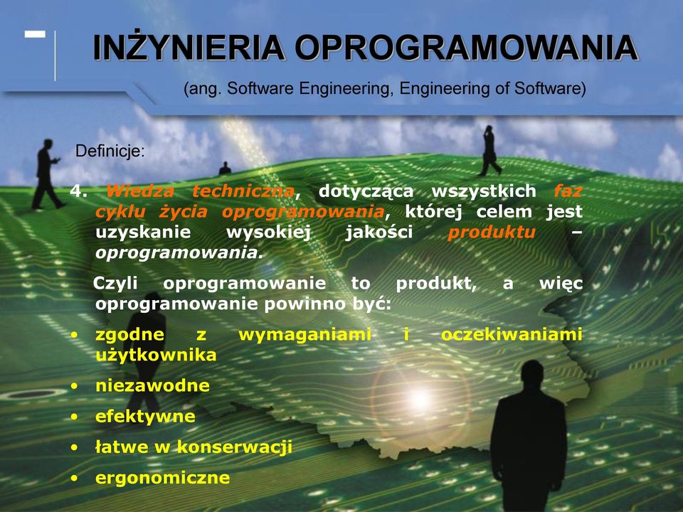 wysokiej jakości produktu oprogramowania.