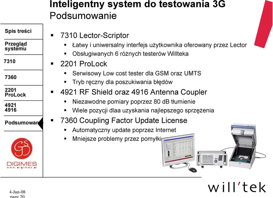 oraz Antenna Coupler Niezawodne pomiary poprzez 80 db tłumienie Wiele pozycji dlaa uzyskania najlepszego