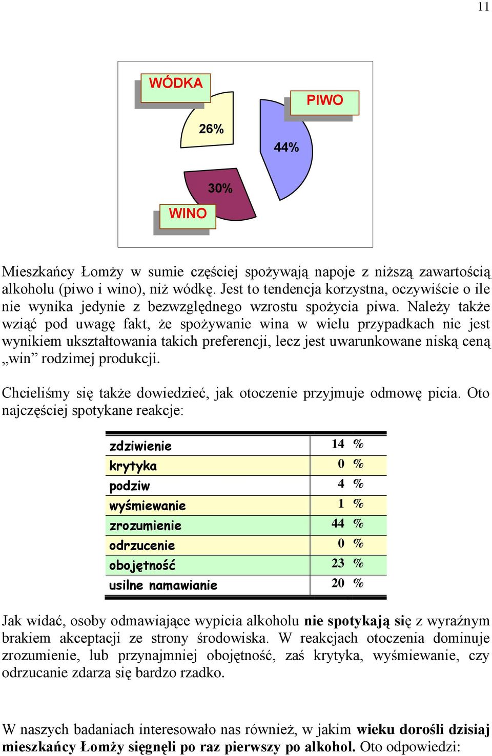 Należy także wziąć pod uwagę fakt, że spożywanie wina w wielu przypadkach nie jest wynikiem ukształtowania takich preferencji, lecz jest uwarunkowane niską ceną win rodzimej produkcji.