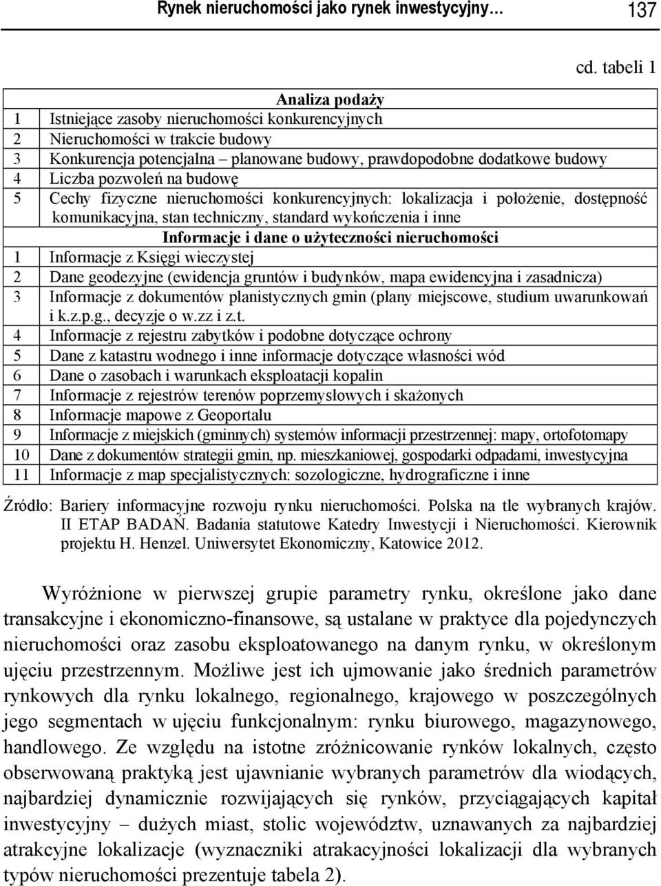 na budowę 5 Cechy fizyczne nieruchomości konkurencyjnych: lokalizacja i położenie, dostępność komunikacyjna, stan techniczny, standard wykończenia i inne Informacje i dane o użyteczności