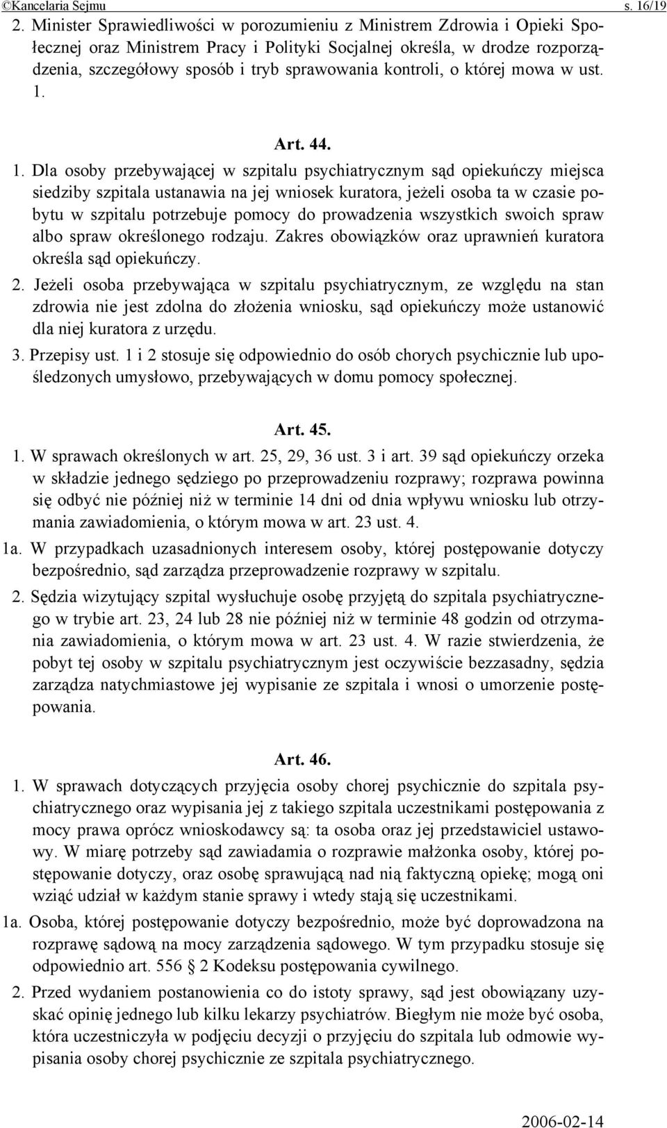 kontroli, o której mowa w ust. 1.