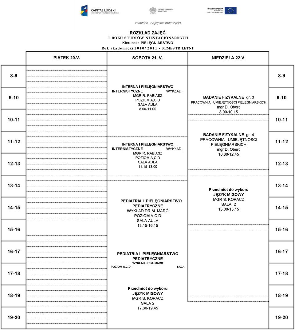 30-12.45 WYKŁAD DR M. MARĆ 13.