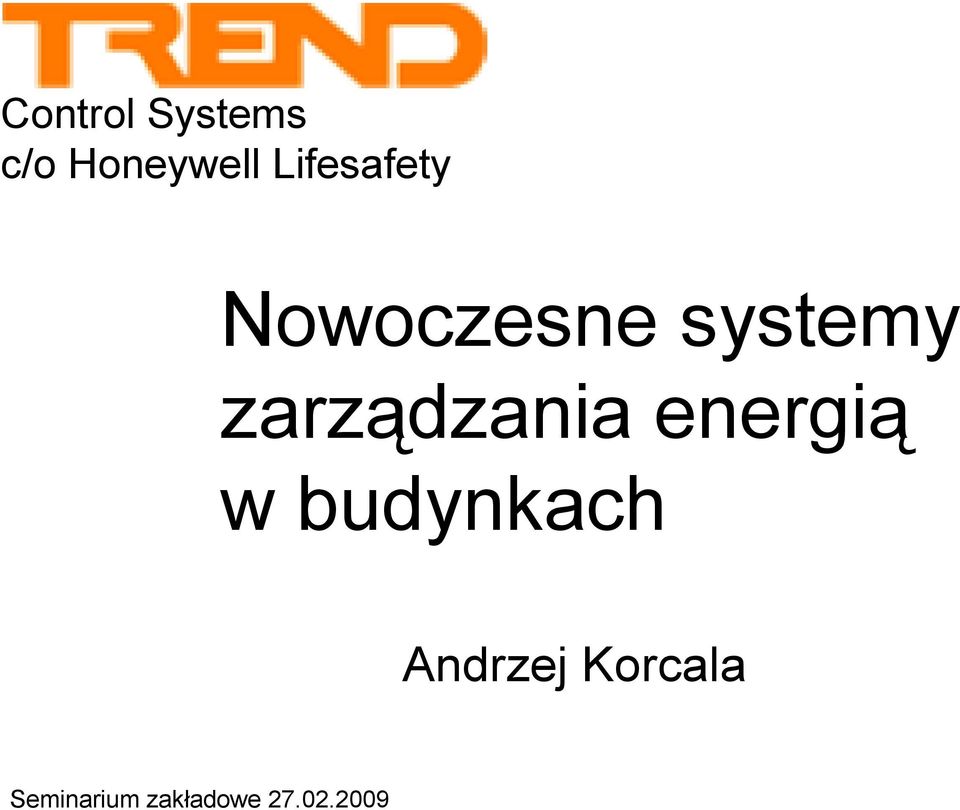 zarządzania energią w budynkach