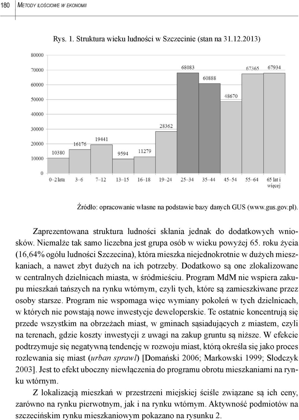 roku życia (16,64% ogółu ludności Szczecina), która mieszka niejednokrotnie w dużych mieszkaniach, a nawet zbyt dużych na ich potrzeby.