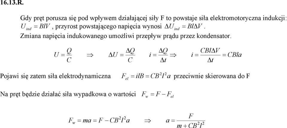 Zmana napęca nukowanego umożw pzepłw pąu pzez konensato.