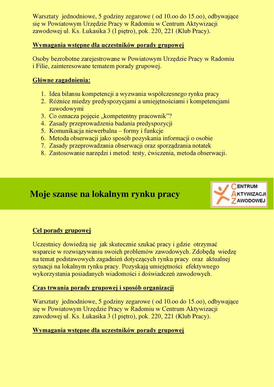 Idea bilansu kompetencji a wyzwania współczesnego rynku pracy 2. Różnice miedzy predyspozycjami a umiejętnościami i kompetencjami zawodowymi 3. Co oznacza pojęcie kompetentny pracownik? 4.