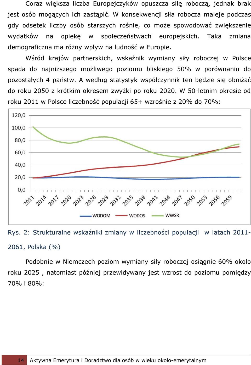 Taka zmiana demograficzna ma różny wpływ na ludność w Europie.