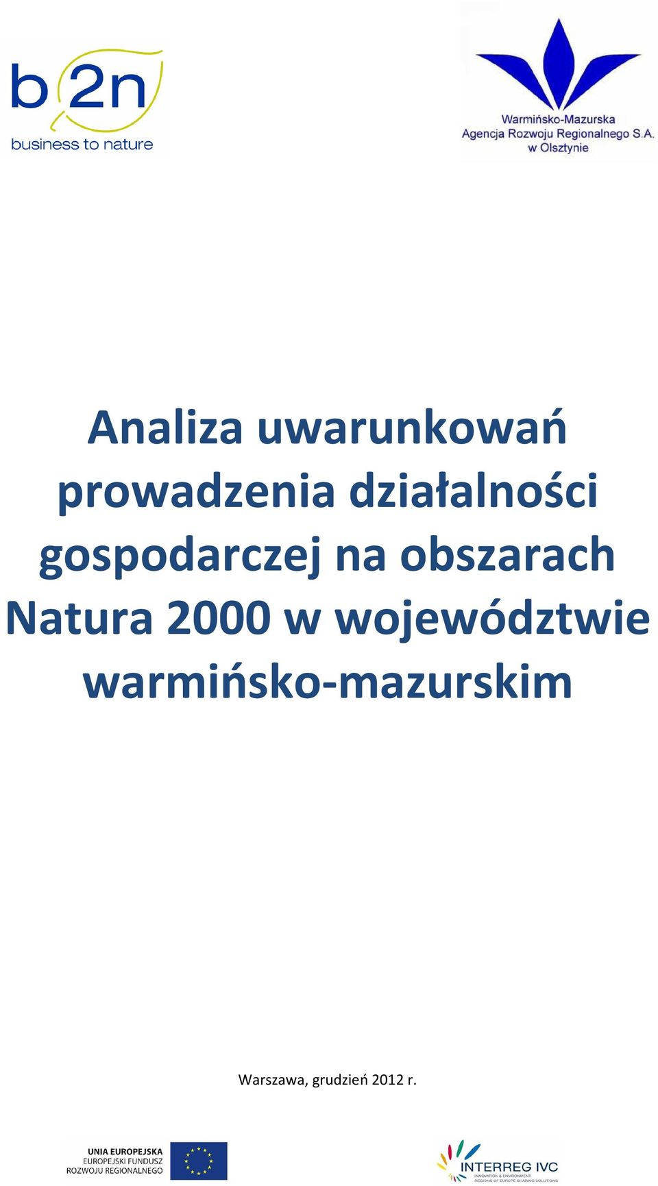 obszarach Natura 2000 w