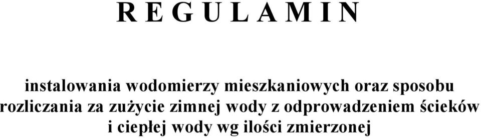 za zużycie zimnej wody z odprowadzeniem