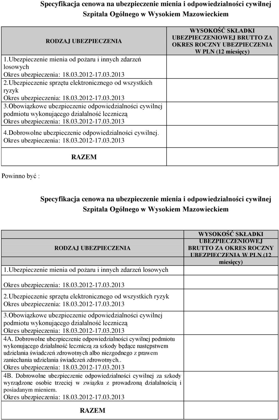 Dobrowolne ubezpieczenie odpowiedzialności cywilnej.