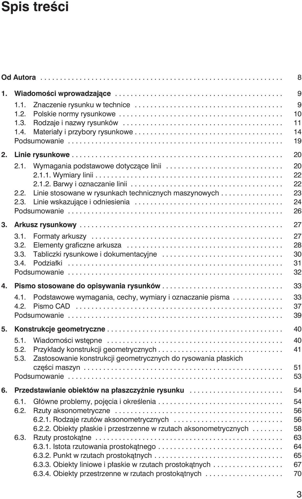 ...................................................... 19 2. Linie rysunkowe...................................................... 20 2.1. Wymagania podstawowe dotycz ce linii.............................. 20 2.1.1. Wymiary linii.