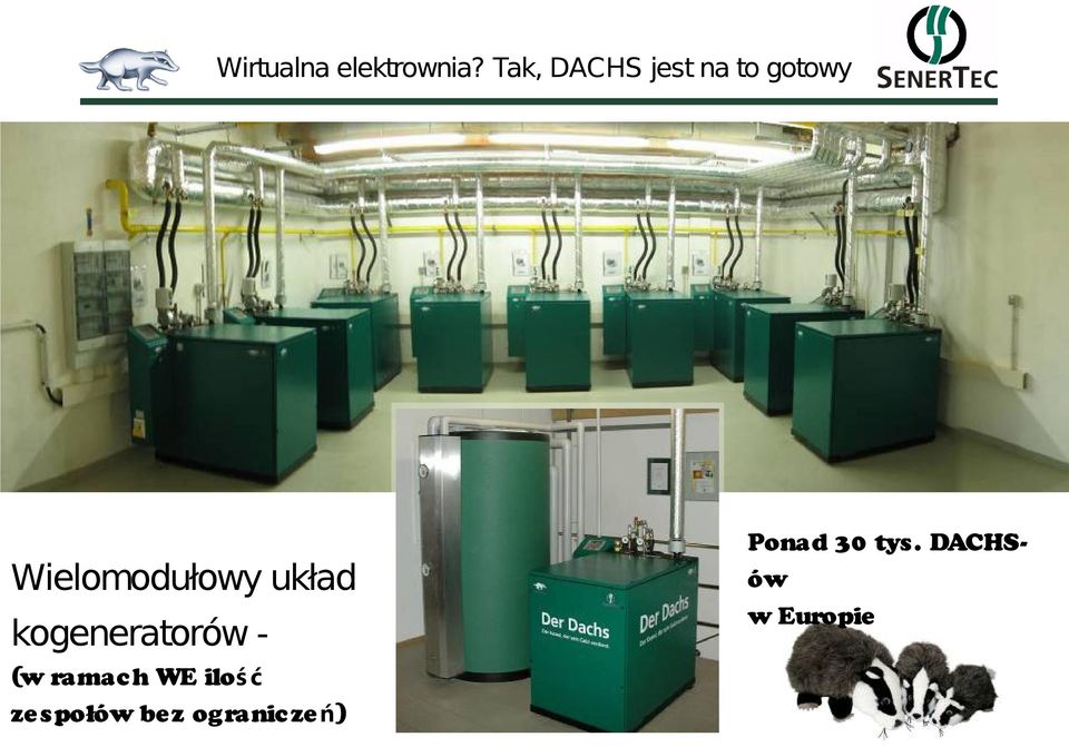 DACHS- Wielomodułowy układ ów kogeneratorów