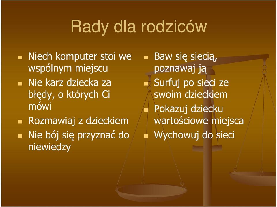 się przyznać do niewiedzy Baw się siecią, poznawaj ją Surfuj po