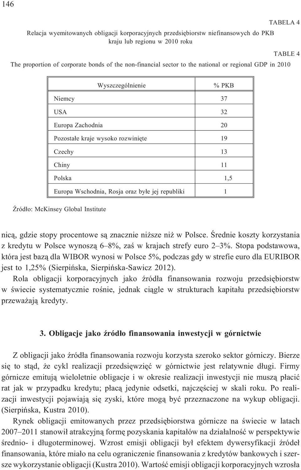 by³e jej republiki 1 ród³o: McKinsey Global Institute nic¹, gdzie stopy procentowe s¹ znacznie ni sze ni w Polsce.