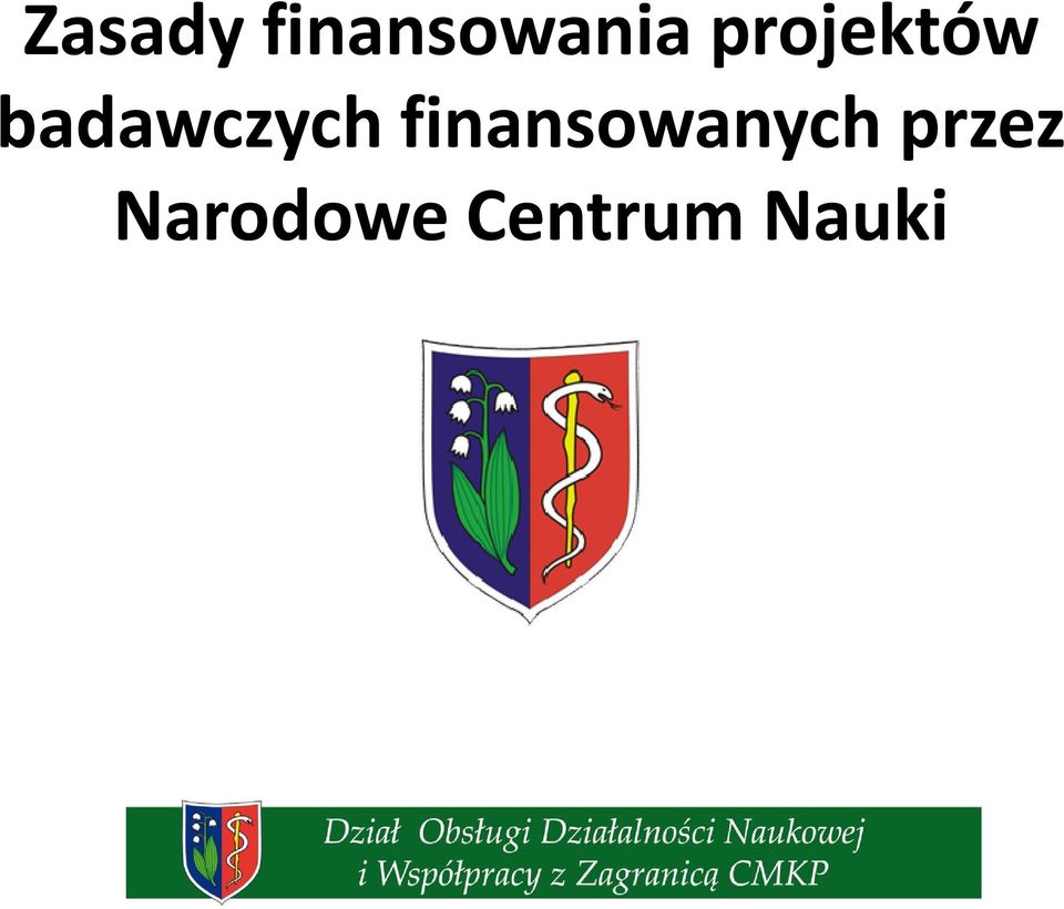 finansowanych przez