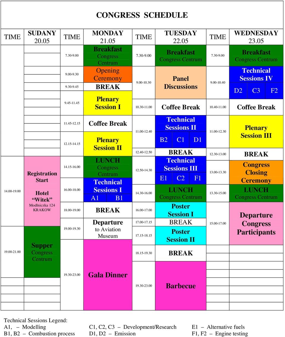 30-11.00 Coffee Break 10.40-11.00 Coffee Break 11.45-12.15 Coffee Break 12.15-14.15 14.15-16.00 16.00-18.00 Plenary Session II LUNCH Congress Centrum Technical Sessions I A1 B1 11.00-12.