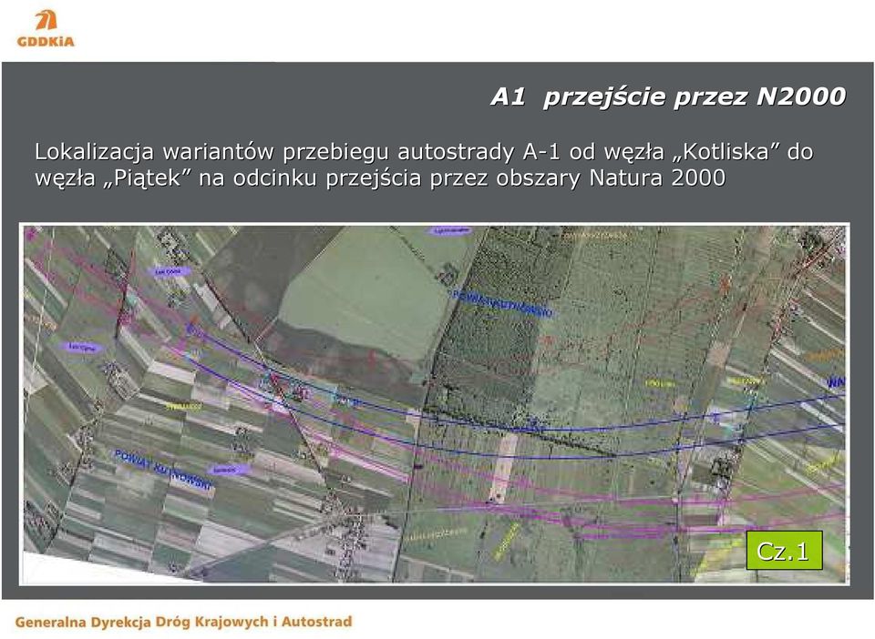 od węzła w Kotliska do węzła Piątek na