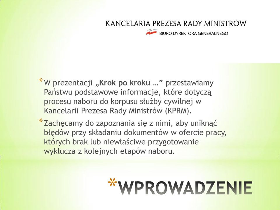 Zachęcamy do zapoznania się z nimi, aby uniknąć błędów przy składaniu dokumentów w