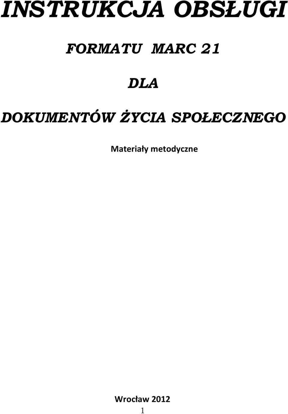 DOKUMENTÓW ŻYCIA