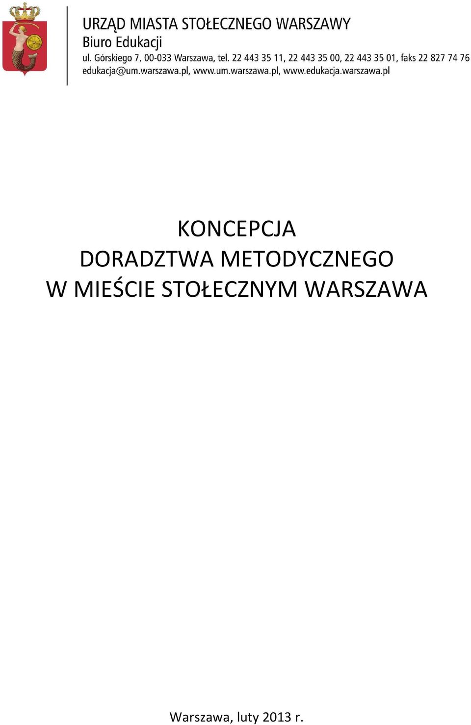 MIEŚCIE STOŁECZNYM